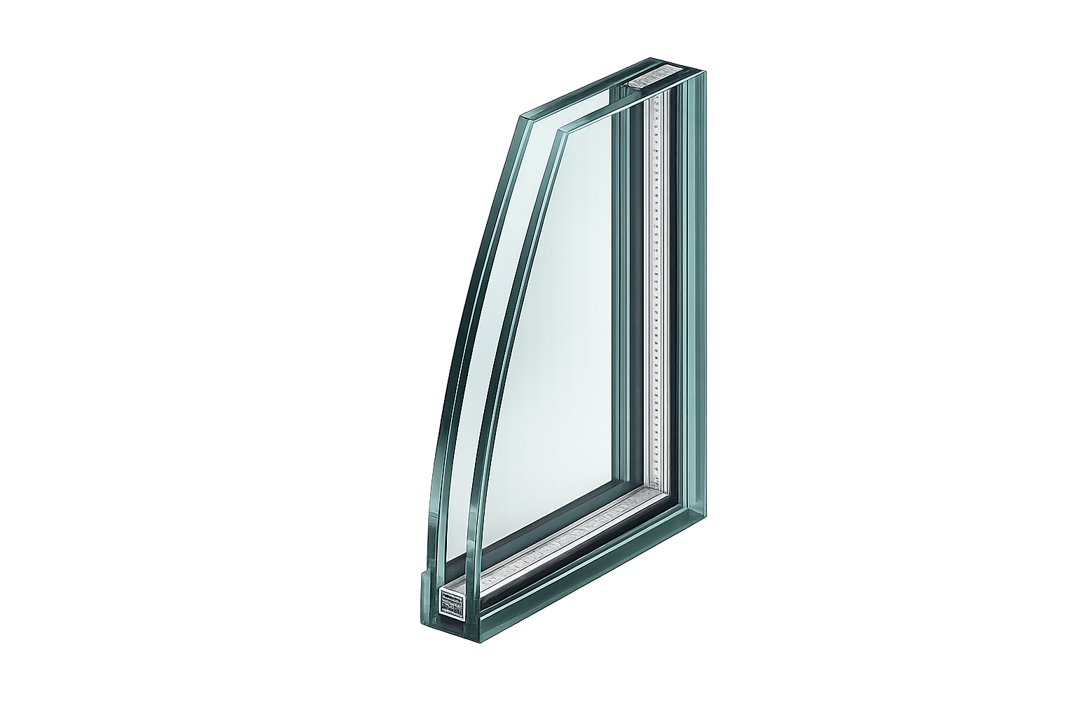 Double tempered glass